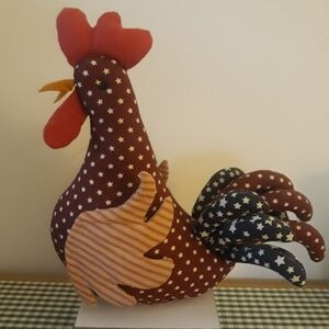 Americana Starry Rooster Home Accent Decor